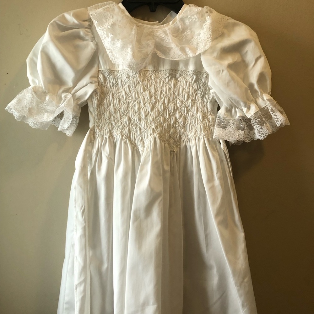 Vintage White Lace Dress